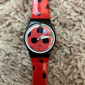 Vintage 1998 Spring Summer Collection Women Swatch Watch Mariquita LB148